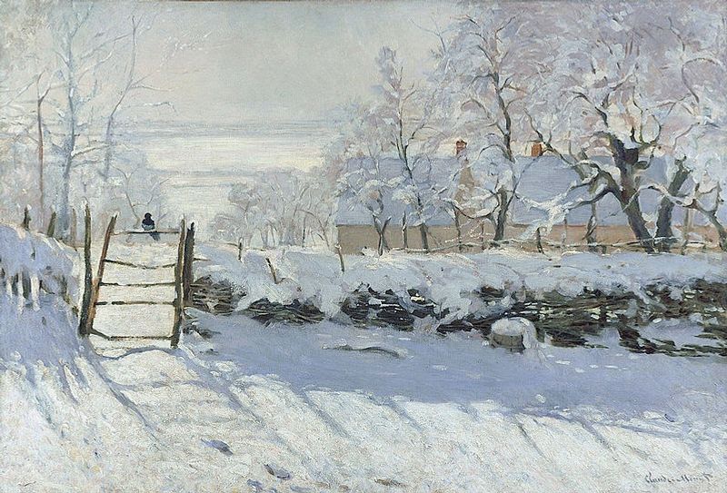 Var det kanske den här tavlan han målade då någon hittade honom i snödrivorna? 