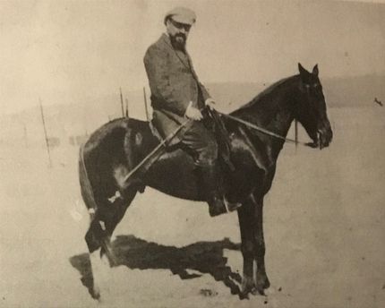 Matisse till häst i Marocko.