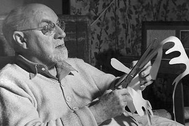 Matisse i arbete med sina 