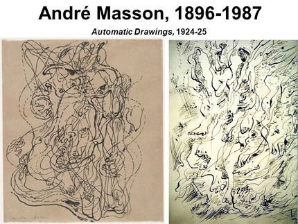 André Masson var surrealisternas pionär med automatisk teckning.