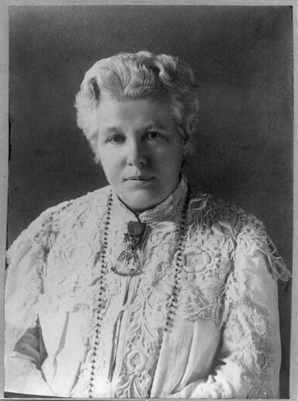 Annie Besant, som 1907 tog över ordförandeskapet i  
