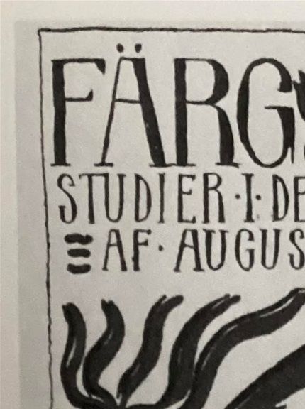 August Brunius tankar om expressionismen gavs ut i hans programskrift ”Färg och Form,” 1913. En skrift som skulle få stor betydelse för den tidens expressionistfalang i Sverige.