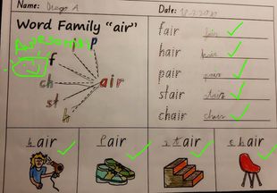 Phonics Correction.