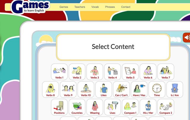 Games to learn English!