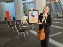 Carin Myrberg at Falun Gong exhibition