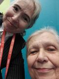 Carin Myrberg and fellow author Eva-Britt Hult