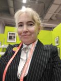 Carin Myrberg in Swedish Writers'  Union's booth
