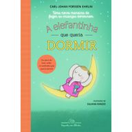 The Brazilian cover of The Little Elephant Who Wants to Fall Asleep