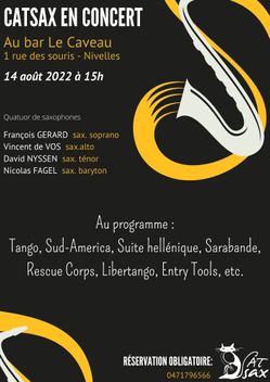 Concert à Nivelles le 14 août 2022