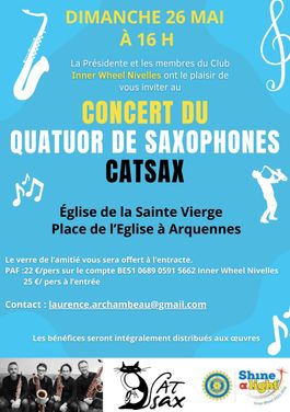 26 mai à 16h - Concert à l'Église d'Arquennes