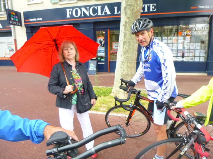 Arrêt famille au Plessis Robinson  ( Belle sœur de Patrick) 