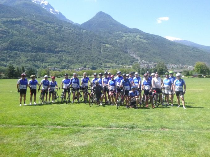 Arrivée à Aoste.