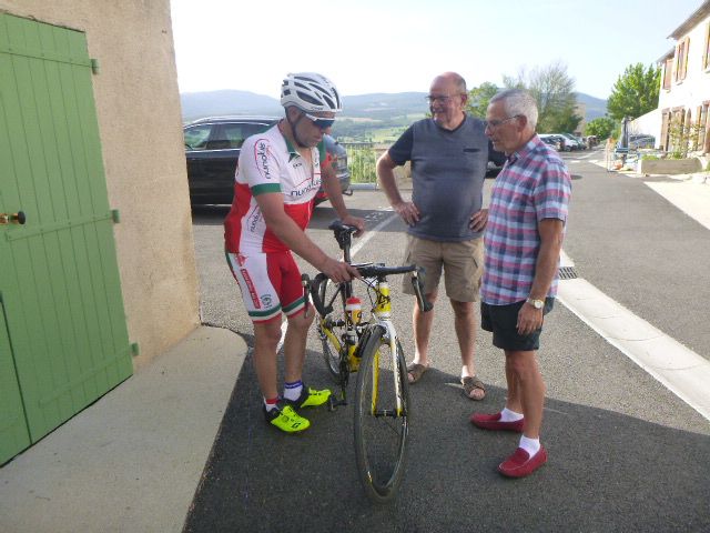 Antonio content d'en avoir terminé.( petit détour aussi ( 110 kilomètres) 