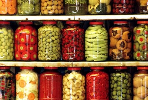 bocaux kactofermentation repas nourriture