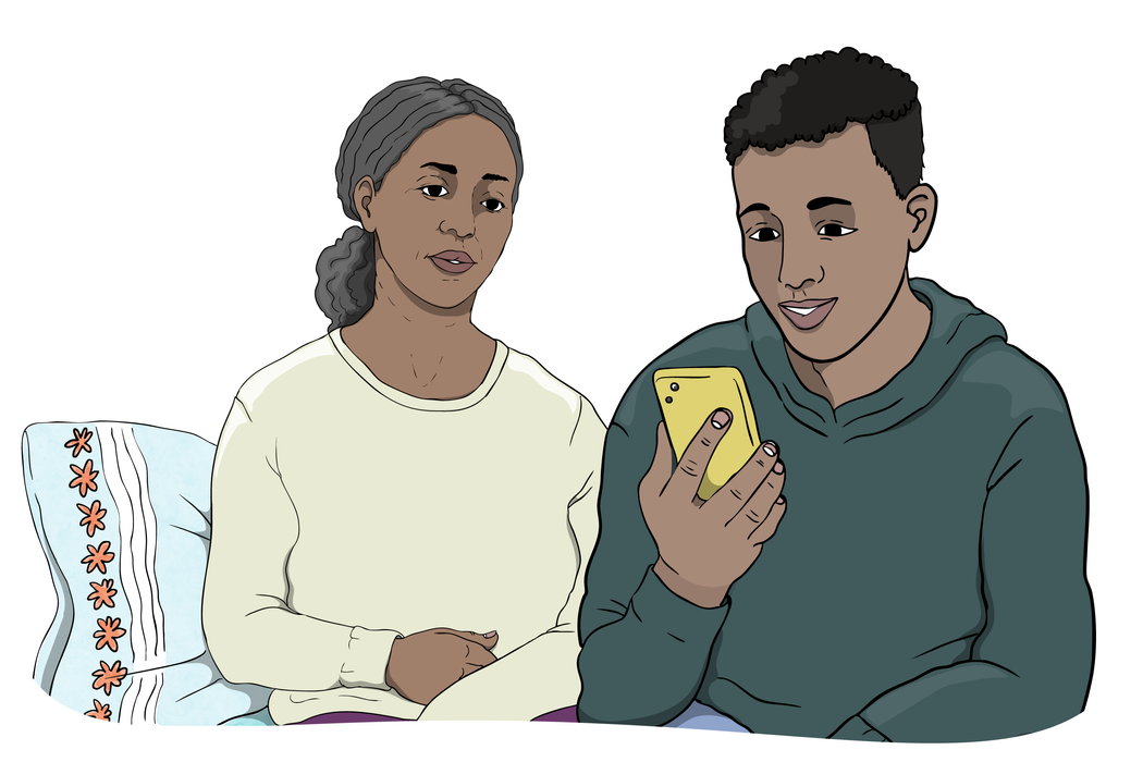 3c. Scenario-1_Son-med-telefon_leende
