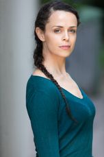 Half body shot of Swedish Actress Cecilia Säverman