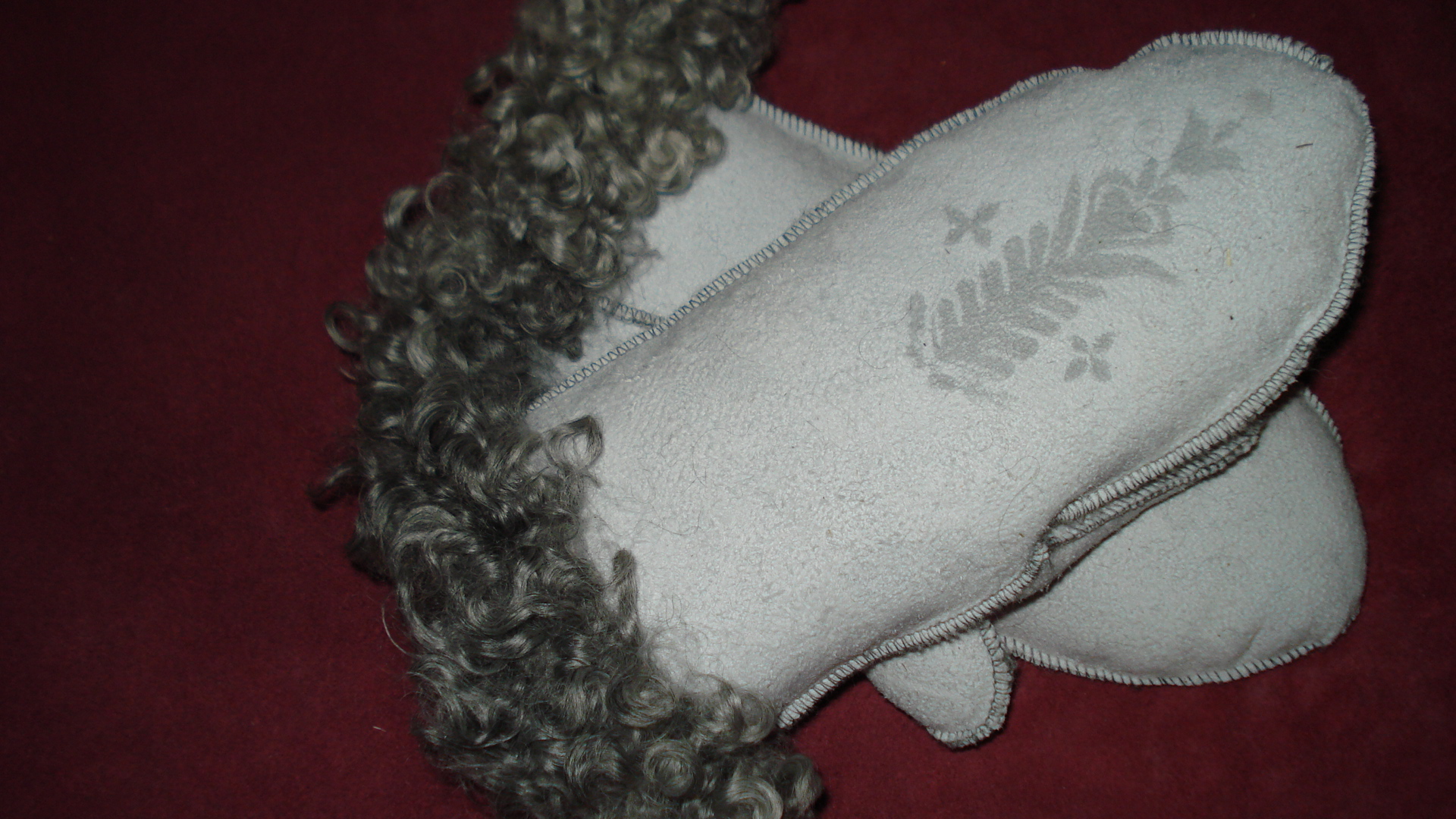 #lammskinnshandskar med tryck