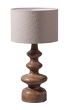 Tischlampe Braun wave
