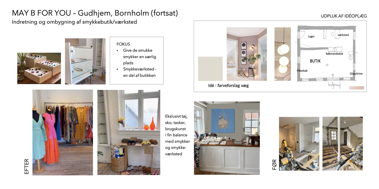 indretning af butik, guldsmed, smykkeværksted, tiltrække kunder, farveforslag og møblering