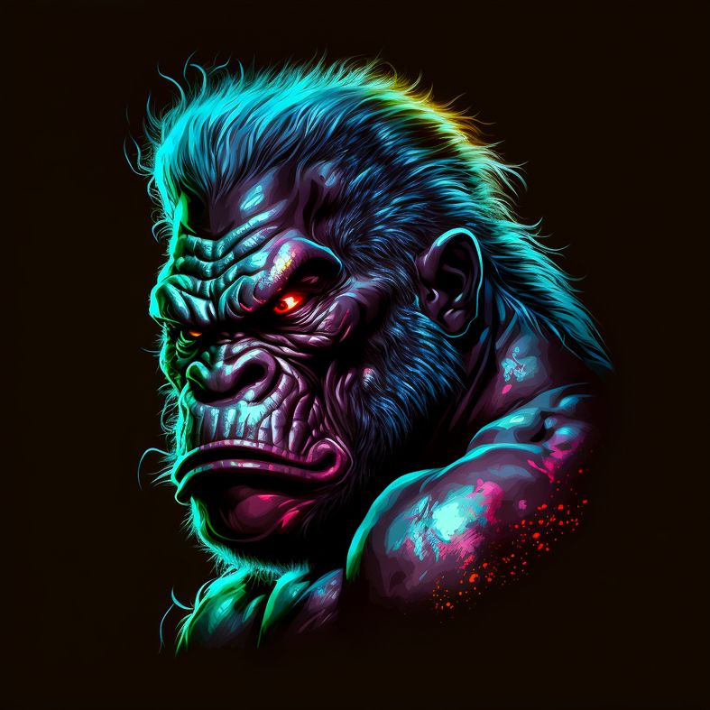 F.C_Portrait_with_big_gorilla_head_and_bulging_eyes_caricature__022b07