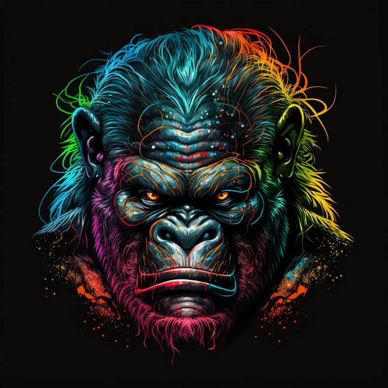 F.C_Portrait_with_big_gorilla_head_and_bulging_eyes_caricature__627001