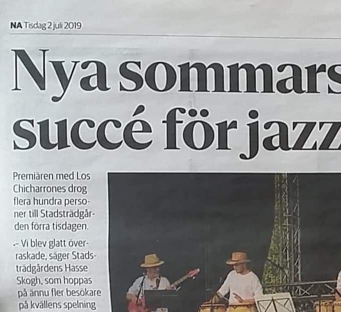 Premiären för Örebro Jazz & Blues Club sommarens program med Chicharrones