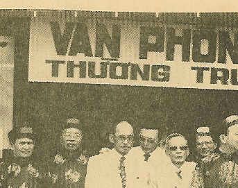 Prime Minister Dao and his cabinet
