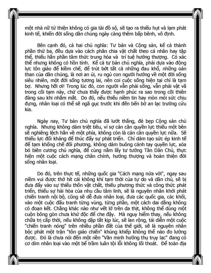 TUYÊN NGÔN K̉Y NGUYÊN TÂN DÂN CH̉U