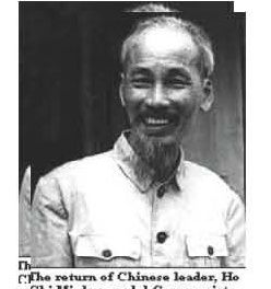 Gương ṃăt tḥât nham nhỡ và đôi mắt gian hùng c̉ua tên Vị̣êt gian Hồ Chí Minh