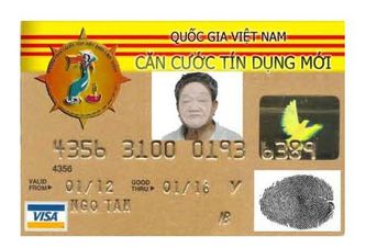 Ṃăt trước c̉ua th̉e Căn Cước Tín Dụng mới