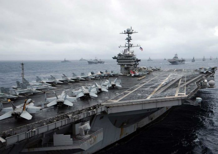 USS George Washington (CVN 73) dẫn đầu cuộc tập trận hỗn hợp Mỹ Nhật ANNUALEX 21G.