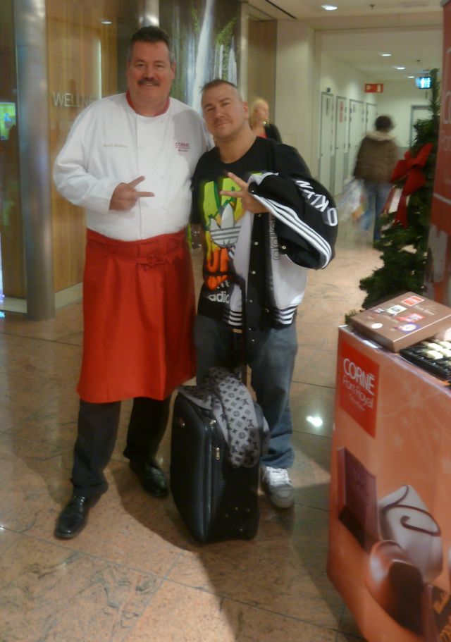 le 14 Décembre 2012 avec A.... DADDY K  BXL Airport