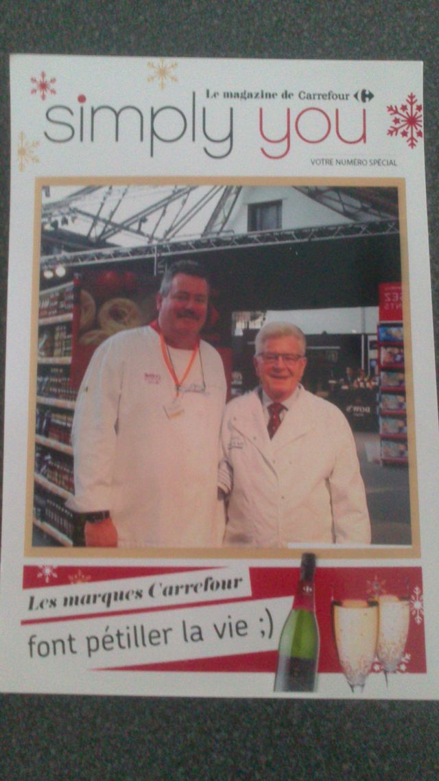 Un grand Monsieur de la cuisine Belge Pierre FONTEYNE  dit aussi
Pierrot chuuuuuutt entre nous: pour plus d infos voir ....sur le site EURO TOQUES BELGIQUE  un très très très  grand Monsieur ok sur la photo je suis plus grand que lui mais lui ....