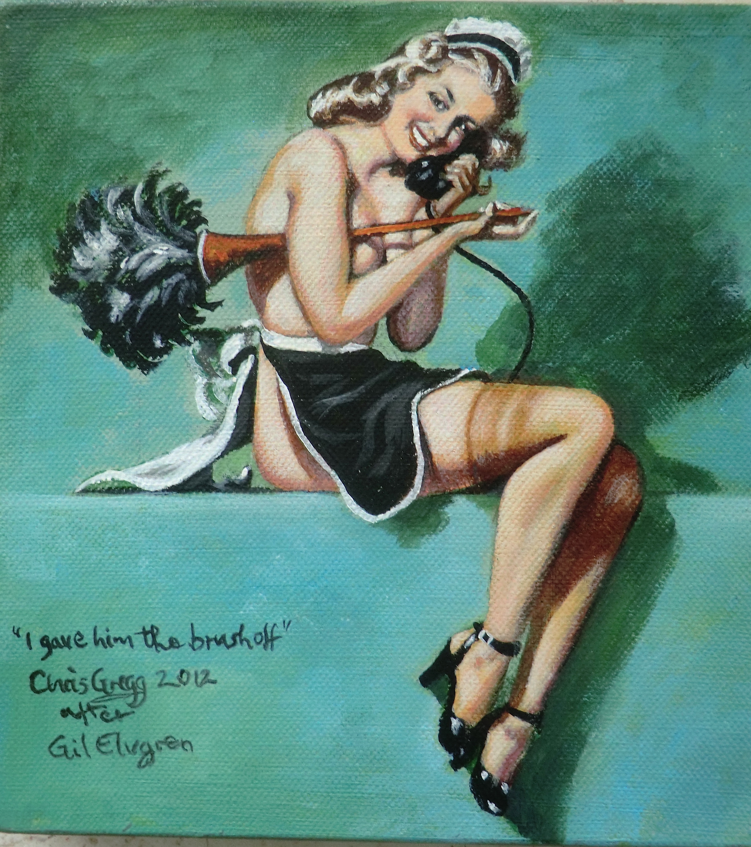 "I gave him the brush-off”