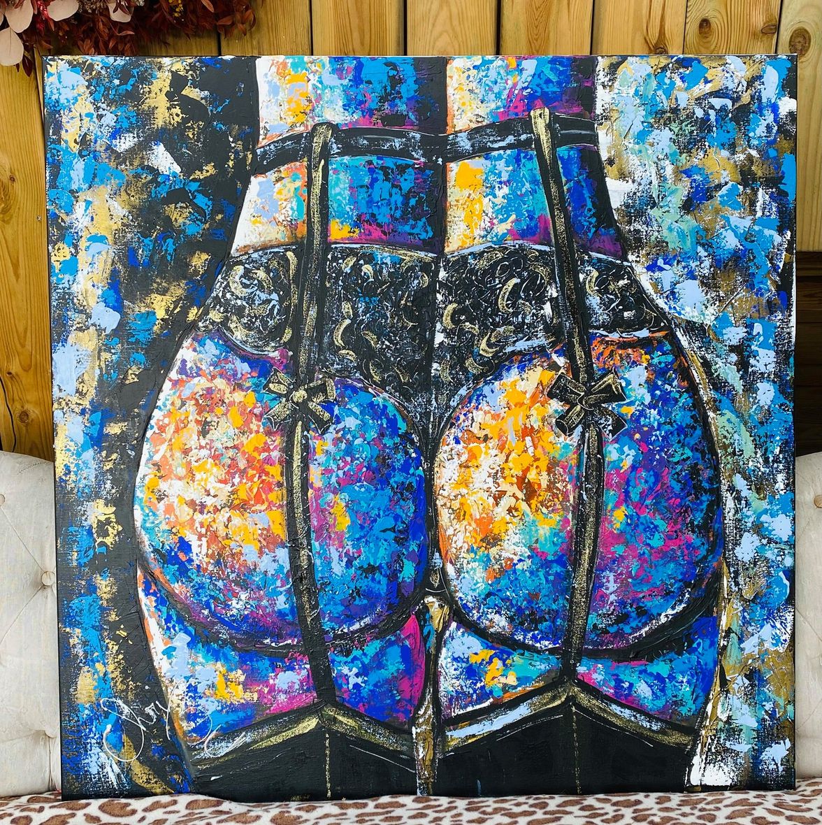 50 tinten bont blauw en pimpelpaars