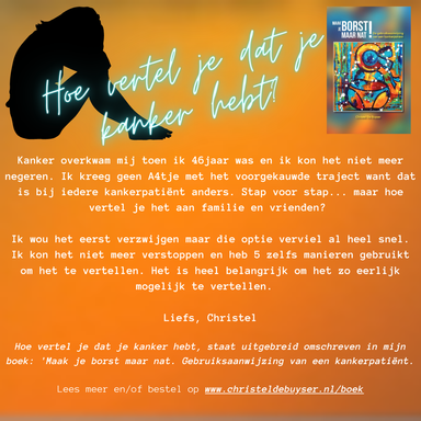 Hoe vertel je dat je kanker hebt