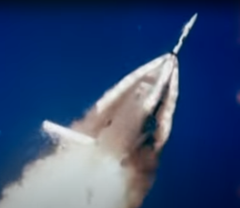 In-flight abort of Apollo capsule on Little Joe 2