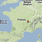 Location of St.Genis Laval