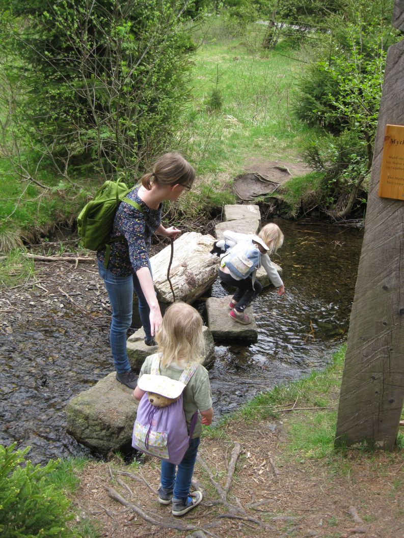 Mythenpfad in Braunlage - über den Bach