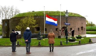 Dodenherdenking te Weesp 2021 (Coronatijd)