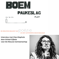 Cleo Klapholz in de nieuwe gemeenschap