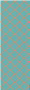 Frig arabesque coral and teal