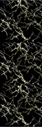 Frig black marble