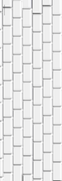 Subway tile white 59x20