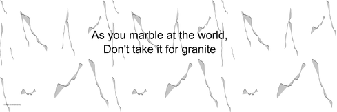 as you marble
