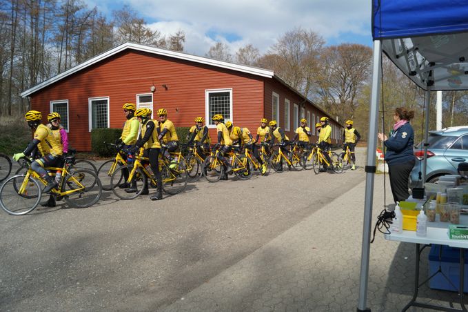 Så skulle rytterne videre - ca. 50 km tilbage 