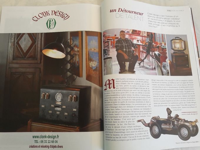 Article paru dans le magazine Maison & Jardin du mois de Juin 2019