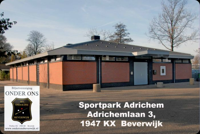 Biljartcentrum Onder Ons en onderkomen BV Club'70