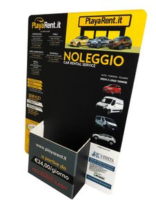 Espositore da banco per brochure