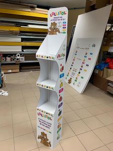 Espositore leggero cartone economico